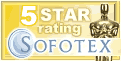 rated 5 stars at sofotex.com