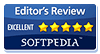 rated 5 stars and editors pick at softpedia.com
